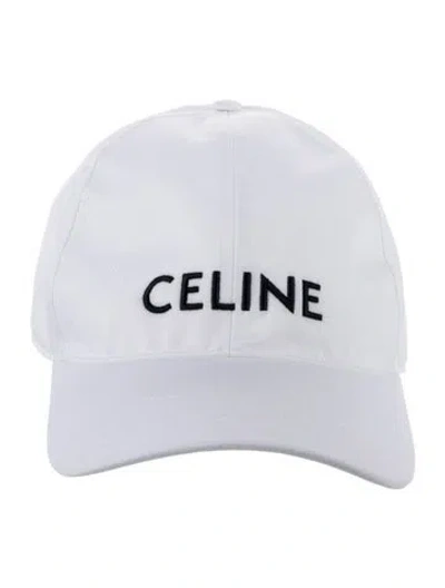 Pre-owned Celine Embroider Logo-embellished Baseball Cap In Multi