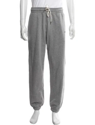 Pre-owned Celine Embroidered Accent Pajama Bottoms In Gray