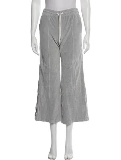 Pre-owned Celine Embroidered Accent Sweatpants In Blue