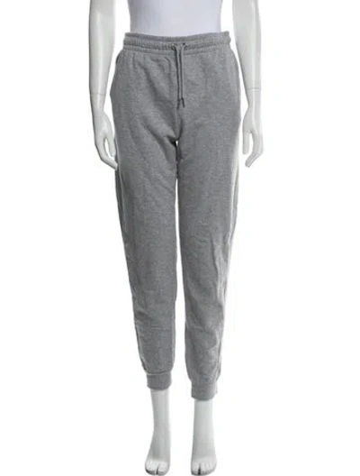 Pre-owned Celine Embroidered Accent Sweatpants In Gray