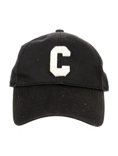 Pre-owned Celine Embroidered Baseball Cap In Black