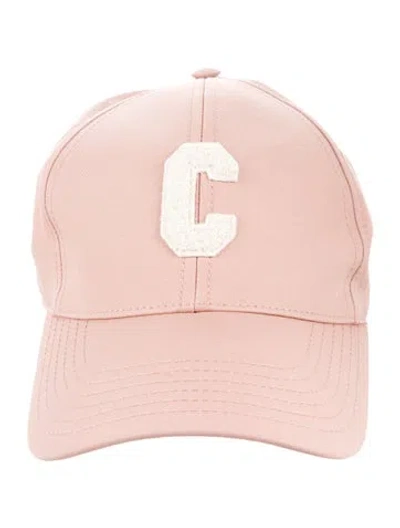 Pre-owned Celine Embroidered C Logo Baseball Cap In Pink