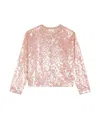 Celine Embroidered Cardigan In Silk In Chair