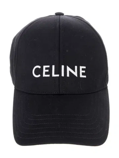 Pre-owned Celine Embroider-embellished Logo Baseball Cap In Multi