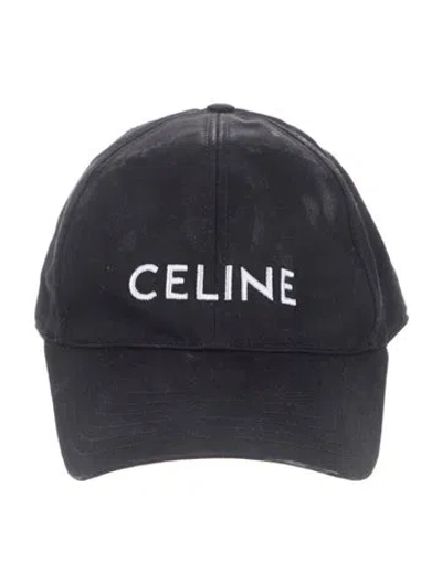 Pre-owned Celine Embroider-embellished Logo Baseball Cap In Multi