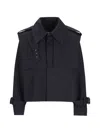 Celine Epaulette-detail Storm-flap Jacket In Multi