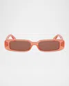 Celine Ete  3 Dots 53mm Rectangular Sunglasses