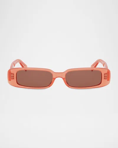 Celine Ete  3 Dots 53mm Rectangular Sunglasses
