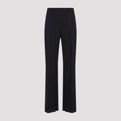 Celine Ethan Regular & Straight-leg Wool And Mohair Pants In Black
