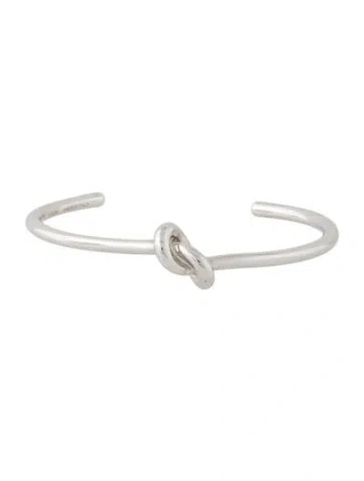 Pre-owned Celine Extra Thin Knot Cuff Bracelet, 5.75" In Multi