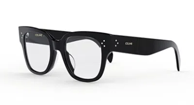 Celine Eyewear Cl50110u Classic Acetate Eyeglasses In Black