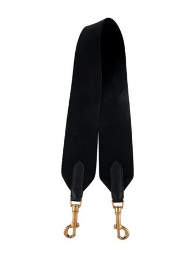 Pre-owned Celine Fabric Bag Strap In Black