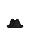 Celine Felt Wide-brimmed Hat In Black
