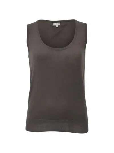 Pre-owned Celine Fine-knit Vest In Brown