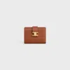 Celine Fine Strap Wallet In Brown