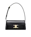 Celine Diane Shoulder Bag Adjustable Strap In Black