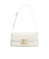 Celine Flap Shoulder Bag In White
