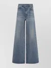 Celine Logo Patch Straight-leg Jeans