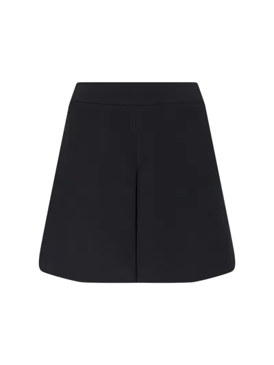Celine Flared Mini Skirt In Black