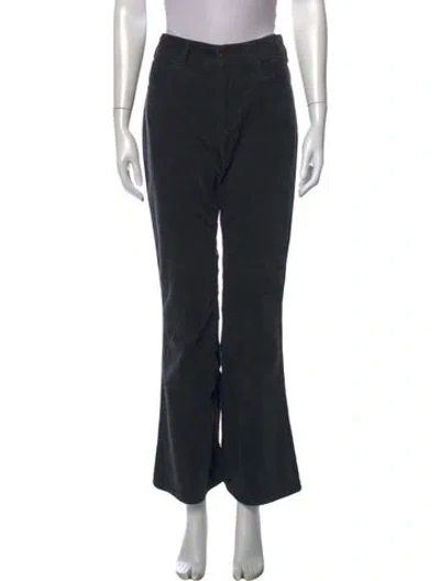 Pre-owned Celine Flared Pants In Blue