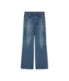 Celine Polo Ralph Lauren Wool And Cashmere Cable Knit Cardigan In Blue