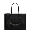Celine Flat Cabas New Luggage In Glossy Calfskin In Black