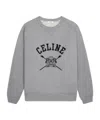 Celine Fleece Sweater In Gray