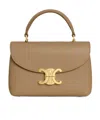 Celine Flip Shoulder Bag In Brown