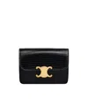 Celine Flip Wallet In Black