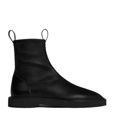 Celine Flow Zipped Boot In Stretch Lambskin In Multi