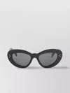 Celine Womens Black Cl40320u 3-dots Cat-eye Acetate Sunglasses In Black