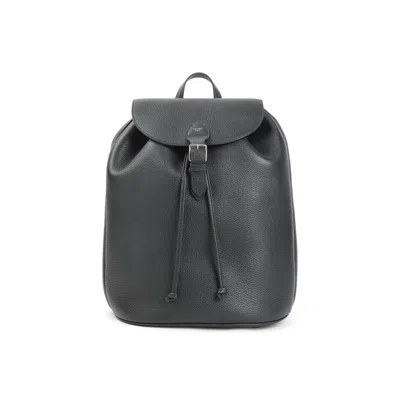 Celine Folco Large Backpack In Leather In Black