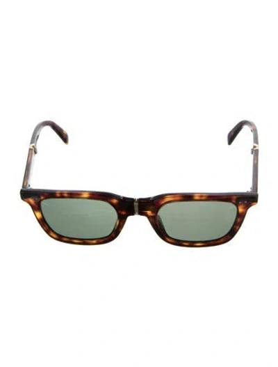 Pre-owned Celine Folding Square Sunglasses In Brown
