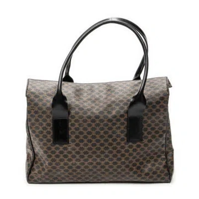 Pre-owned Celine Foldover Tote In Black