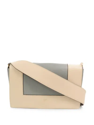 Pre-owned Celine Frame Cross Body Bag In Neutral