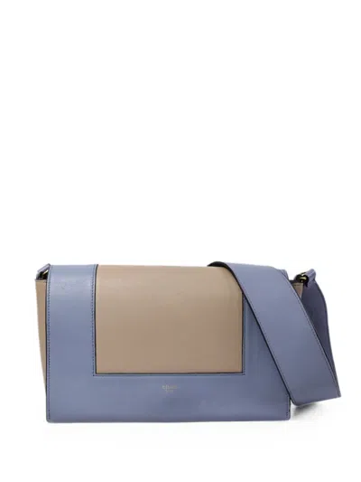 Pre-owned Celine Frame Shoulder Bag In Blue