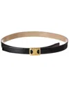 Celine Framed Triomphe Reversible Leather Belt
