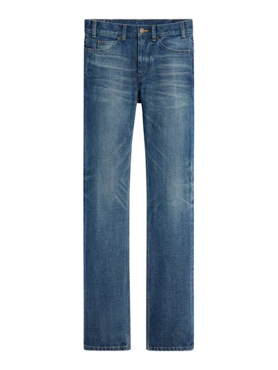 CELINE FRANÇOISE DENIM JEANS WITH DARK UNION WASH