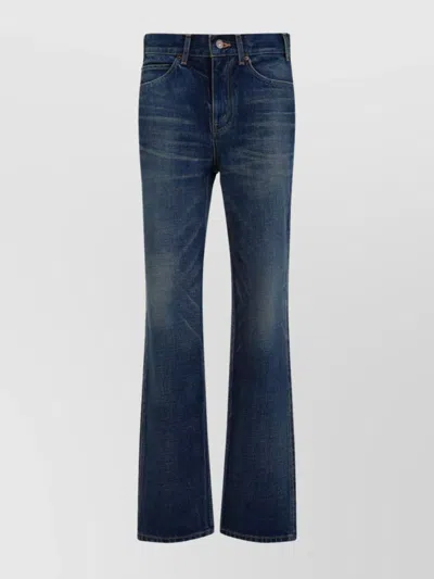 Celine Francoise Flared Leg Jeans In Black