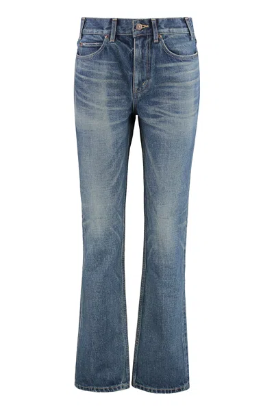 Celine Françoise Straight Leg Jeans In Blue