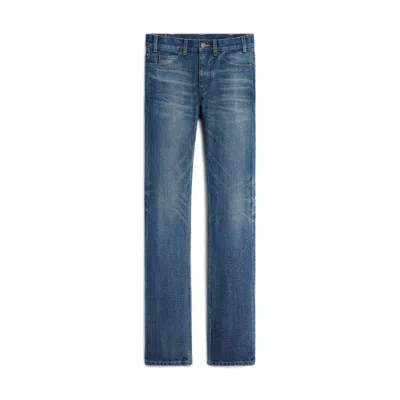 Celine Françoise Straight Leg Jeans In Blue