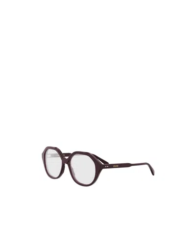 Celine Full Frame Plain Mirror In Brown