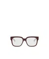 Celine Full Frame Plain Mirror In Burgundy