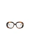 Celine Full Frame Plain Mirror In Brown