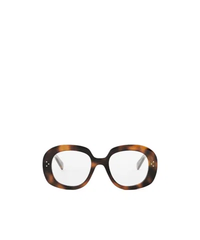 Celine Full Frame Plain Mirror In Brown