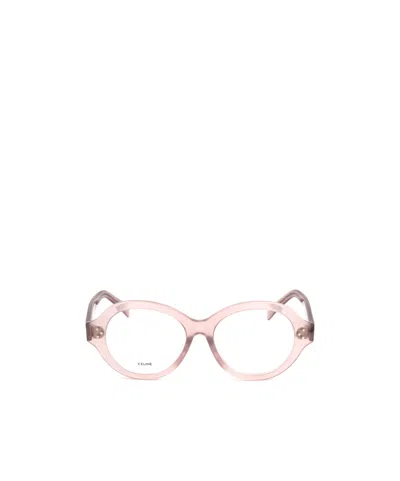 Celine Full Frame Plain Mirror In Pink