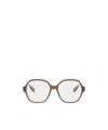 Celine Full Frame Plain Mirror In Brown