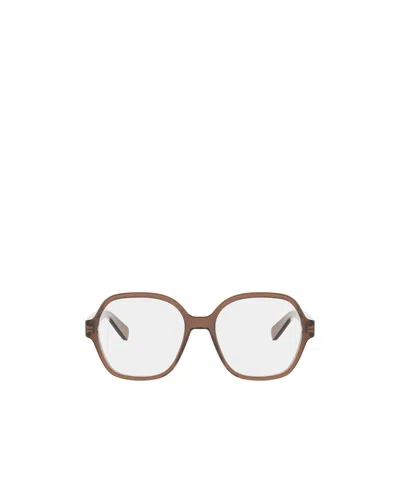 Celine Full Frame Plain Mirror In Brown
