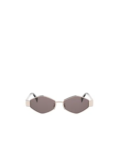 Celine Full Frame Sunglasses In Gold