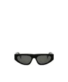 Celine Monochroms 55mm Geometric Sunglasses In Black